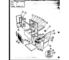 Amana OH-85-3/P96236-2F oil highboy furnace (oh-85/p96236-1f) (oh-85-3/p96236-2f) (oh-100/p96236-3f) (oh-100-3/p96236-4f) (oh-125/p96236-5f) (oh-125-3/p96236-6f) diagram