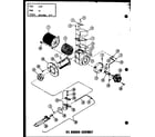 Amana OH-85-3/P96236-2F oil burner assembly (ol-100/p96234-1f) (ol-100-3/p96234-2f) (ol-125/p96234-3f) (ol-125-3/p96234-4f) (ol-150/p96234-5f) (ol-150-4/p96234-6f) diagram