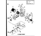 Amana OH-85/P96236-1F oil burner assembly (oc-100/p96235-1f) (oc-100-3/p96235-2f) (oc-125/p96235-3f) (oc-125-4/p96235-4f) diagram