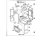 Amana OS-250/P96317-3F cabinet parts (oh-85/p96288-1f) (oh-85-3/p96288-2f) (oh-100/p96288-3f) (oh-100-3/p96288-4f) (oh-125/p96288-5f) (oh-125-3/p96288-6f) diagram