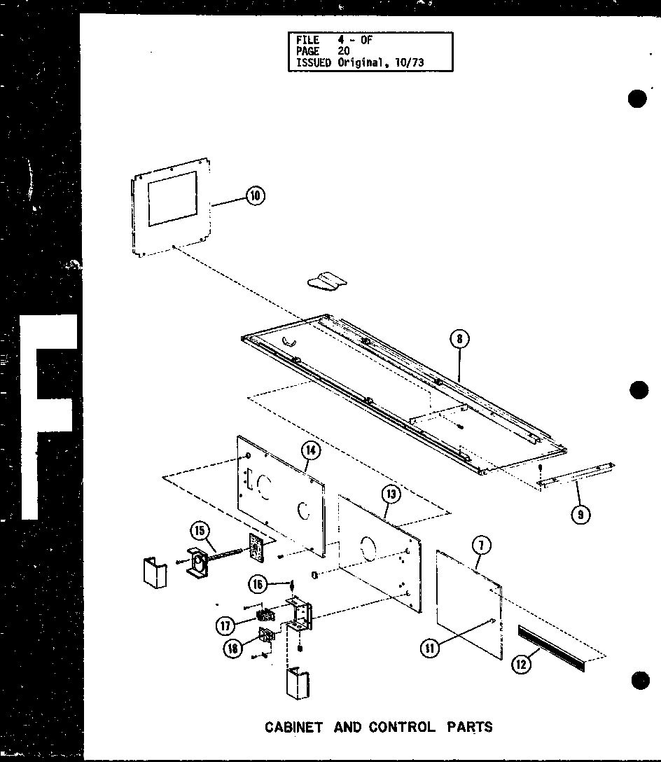 CABINET AND CONTROL PARTS (OS-85-3/P96291-5F) (OS-100/P96291-1F) (OS-100-3/P96291-2F) (OS-125/P96291-3F) (OS-125-4/P96291-4F) (OS-150/P96317-1F) (OS-200/P96317-2F) (OS-250/P96317-3F) (OS-335/P96317-4F)