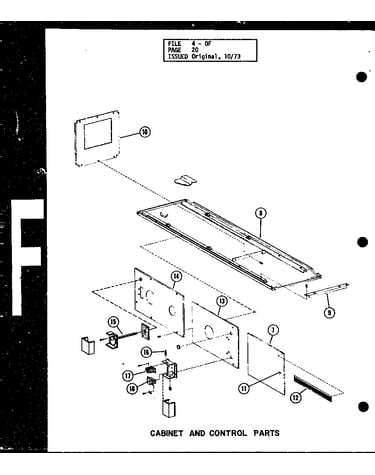 Cabinet and control parts (os-85-3/p96291-5f) (os-100/p96291-1f) (os-100-3/p96291-2f) (os-125/p96291-3f) (os-125-4/p96291-4f) (os-150/p96317-1f) (os-200/p96317-2f) (os-250/p96317-3f) (os-335/p96317-4f)