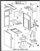 Cabinet and control parts (oc-100/p96290-1f)