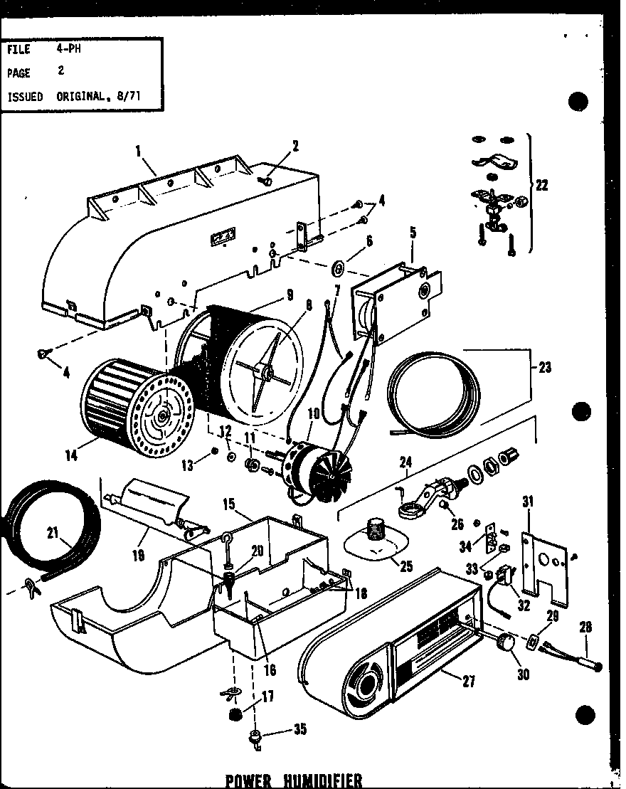 POWER HUMIDIFIER (HL68Q/P96159-1F)