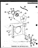 Condenser fan and motor parts (cr1.5-1/p67850-1c) (cr2-1/p67850-2c) (cr2-1/p67850-3c) (cr2.5-1/p67850-4c) (cr2.5-1/p67850-5c) (cr3-1/p67850-6c)