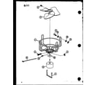 Amana ERCF48-U03B/P67471-23C motor mount diagram