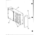 Amana EAC3/P94584-2F cabinet assembly diagram