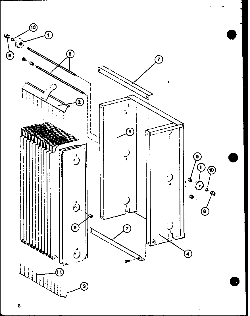 Jacket-section and base