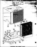 Condenser and cabinet parts