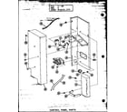 Amana CRF2.5-1J/P54881-3C control panel parts diagram