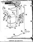Compressor and tubing parts