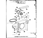Amana CRF2-1J/P54881-2C condenser fan and motor parts diagram