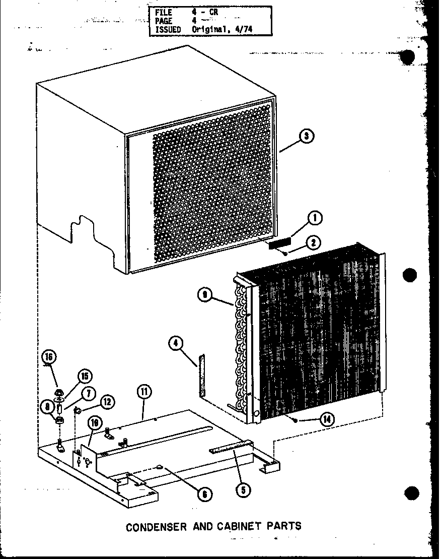 Condenser and cabinet parts (cr1.5-1/p58094-17c) (cr1.5-1/p55056-1c) (cr2-1/p58094-18c) (cr2-1/p55056-2c) (cr2.5-1/p58094-19c) (cr2.5-1/p58094-20c) (cr2.5-1/p55056-3c) (cr2.5-1/p55056-5c) (cr3-1/p58094-15c) (cr3-1/p58094-23c) (cr3-1/p55056-4c)