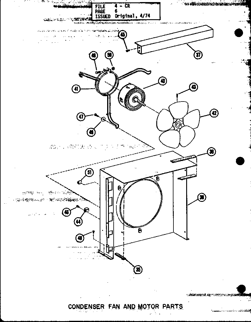 CONDENSER FAN AND MOTOR PARTS (CR1.5-1/P58094-17C) (CR1.5-1/P55056-1C) (CR2-1/P58094-18C) (CR2-1/P55056-2C) (CR2.5-1/P58094-19C) (CR2.5-1/P58094-20C) (CR2.5-1/P55056-3C) (CR2.5-1/P55056-5C) (CR3-1/P58094-15C) (CR3-1/P58094-23C) (CR3-1/P55056-4C)