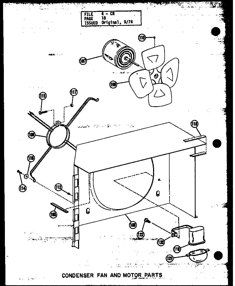 CONDENSER FAN AND MOTOR PARTS (CR3.5-1K/P55201-1C) (CR3.5-1K/P55201-6C) (CR4-1/P55201-2C) (CR4-1/P55201-7C) (CR4-3/P55201-3C) (CR4-3/P55201-8C) (CR5-1/P55201-4C) (CR5-1/P55201-9C) (CR5-3/P55201-5C) (CR5-3/P55201-10C)