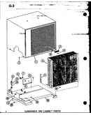 Condenser and cabinet parts