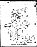 Condenser fan and motor parts