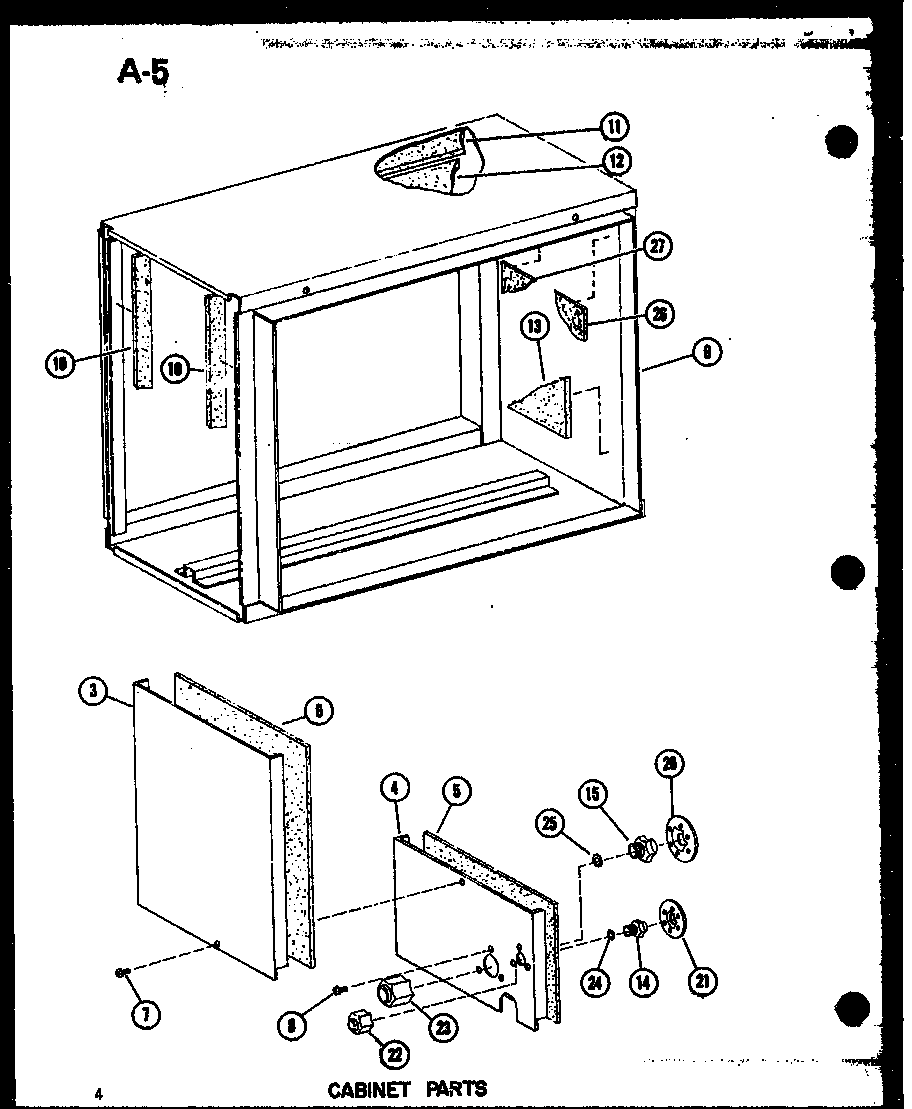 Cabinets parts
