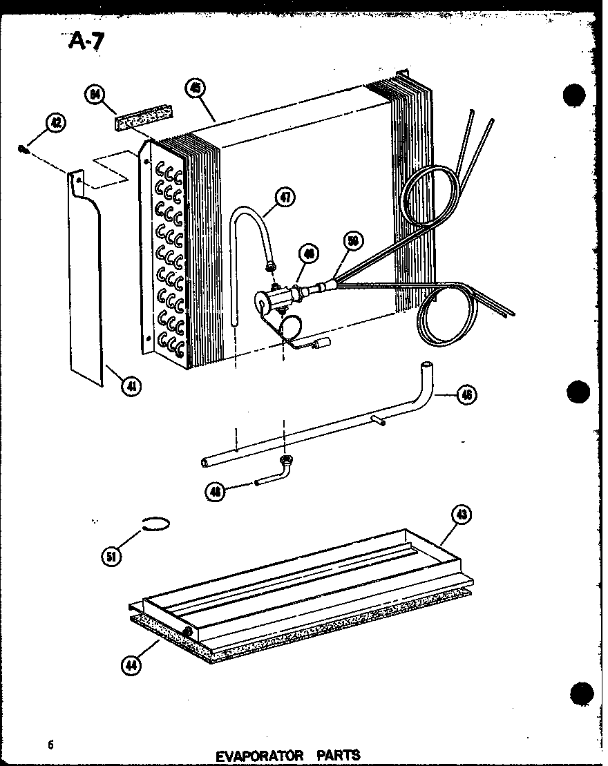 EVAPORATOR PARTS