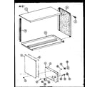Amana SCFC42HOH-A/P68598-7C cabinet parts diagram