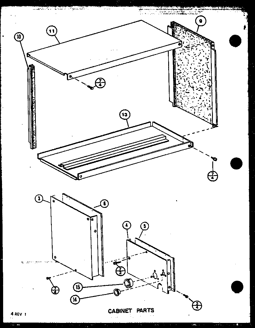 Cabinet parts