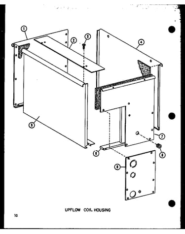 Upflow coil housing (d67635-28/p67635-28c) (d67635-24/p67635-24c) (d67635-20/p67635-20c) (d67635-16/p67635-16c)