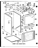 Cabinet and chassis parts (ebac2400m/p55572-30c) (ebac2410m/p55572-32c) (ebac2900m/p55572-34c) (ebac2910m/p55572-36c)