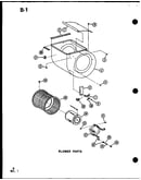 Blower parts (ebac2400m/p55572-30c) (ebac2410m/p55572-32c) (ebac2900m/p55572-34c) (ebac2910m/p55572-36c)