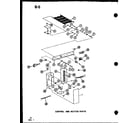 Amana EBAC2910M/P55572-36C control and heater parts (ebac2400m/p55572-30c) (ebac2410m/p55572-32c) (ebac2900m/p55572-34c) (ebac2910m/p55572-36c) diagram