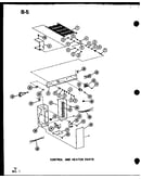 Control and heater parts (ebac2400m/p55572-30c) (ebac2410m/p55572-32c) (ebac2900m/p55572-34c) (ebac2910m/p55572-36c)