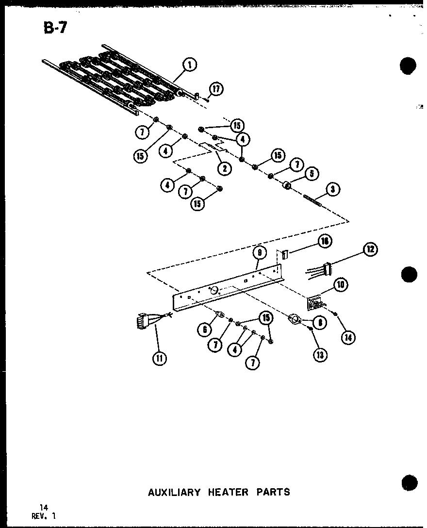 Auxiliary heater parts (ebac24/p55895-2) (ebac29/p55895-2) (ebac24/p55895-1) (ebac29/p55895-1)