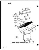 Hanging bracket and system parts (vbc18ct-1j/p54878-19c) (vbc23ct-1j/p54878-20c) (vbc30ct-1w/p55572-1c) (vbc35ct-1w/p55572-2c) (vbc30ct-1j/p54878-21c) (vbc35ct-1j/p54878-22c)