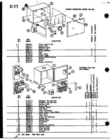Outdoor temperature control and box (d48224-2/p48224-2) (d48222-5/p48222-5) (d12060-1/p12060-1) (d12060-2/p12060-2)