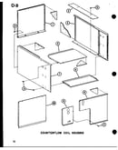 Counterflow coil housing (d67636-24/p67636-24c) (d67636-20/p67636-20c) (d67636-16/p67636-16c)