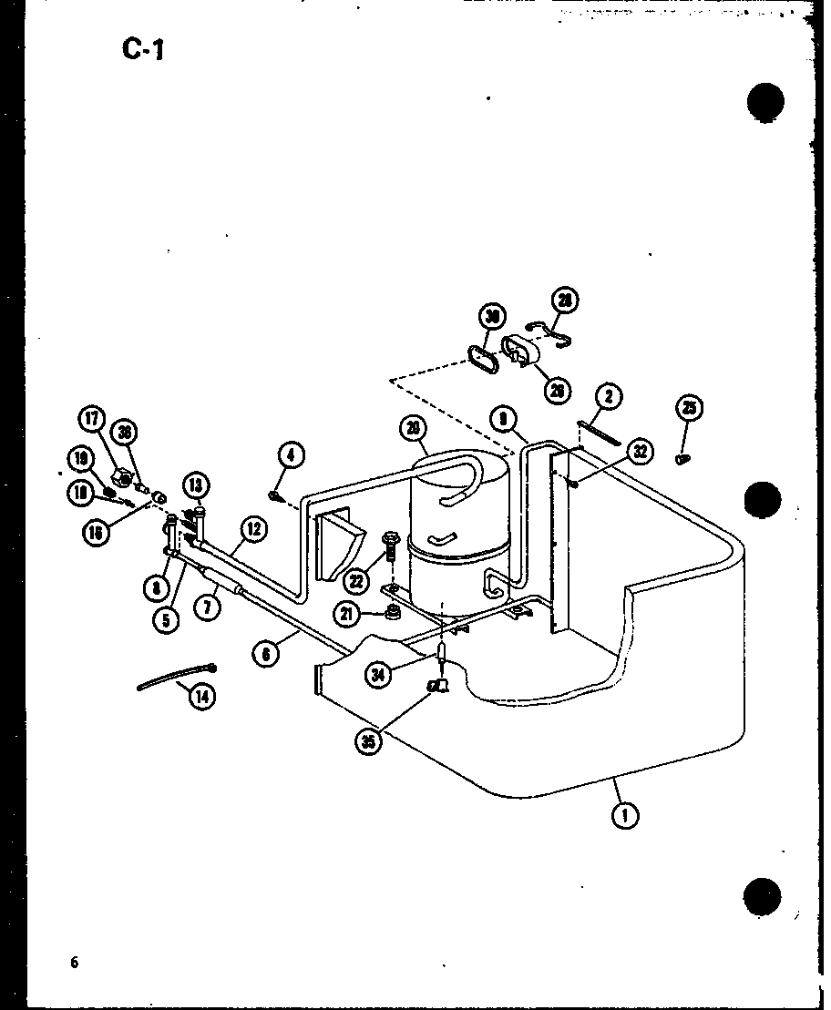 Condenser coil assembly