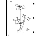 Amana RCF36U01B/P68446-8C motor mount diagram