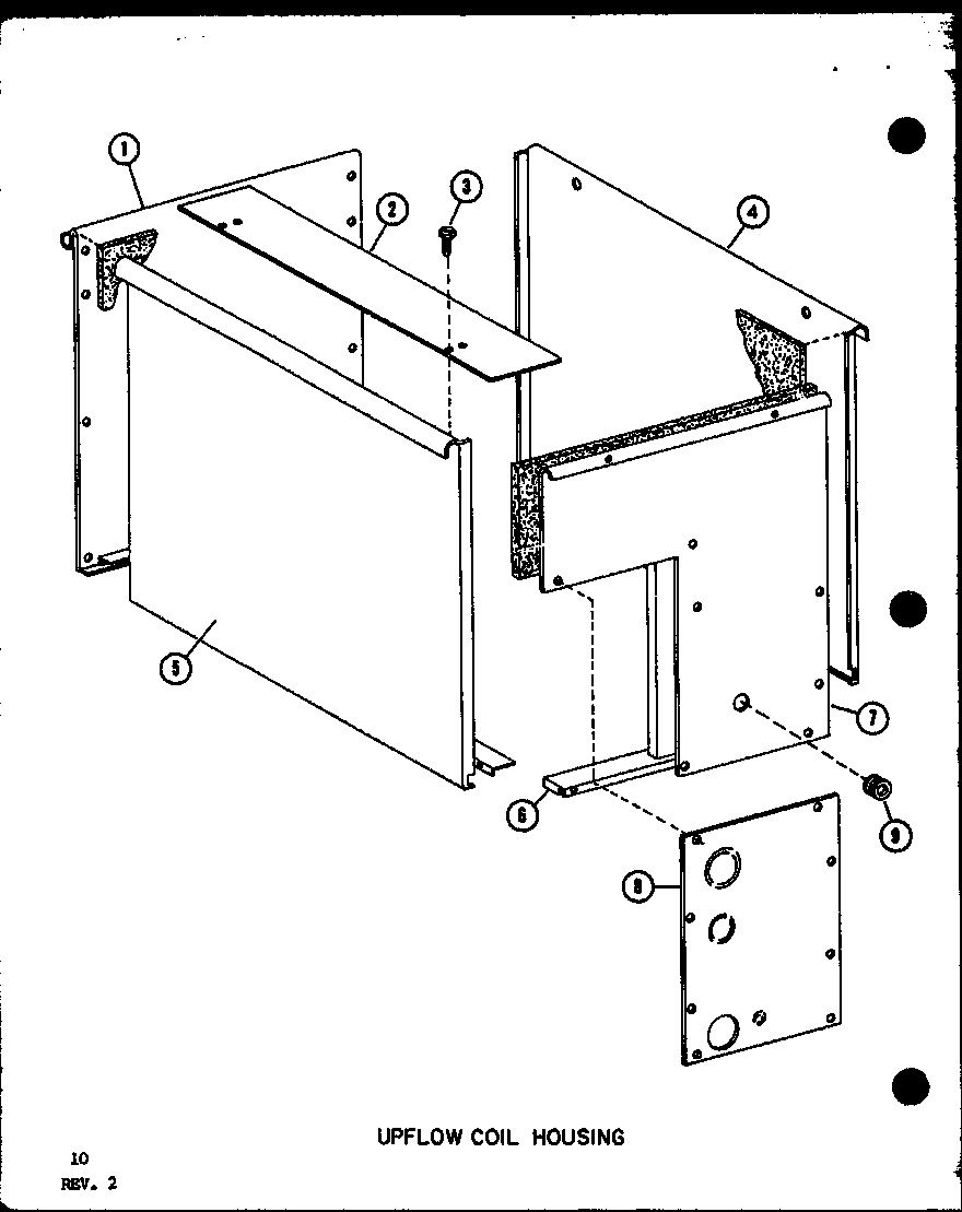 UPFLOW COIL HOUSING (D6763520/P6763520C) (D6763516/P6763516C)