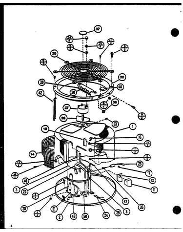 Preformed condenser assembly