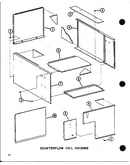 Counterflow coil housing (d6763624/p6763624c) (d6763620/p6763620c) (d6763616/p6763616c)