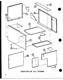 Counterflow coil housing (d6763624/p6763624c) (d6763620/p6763620c) (d6763616/p6763616c)