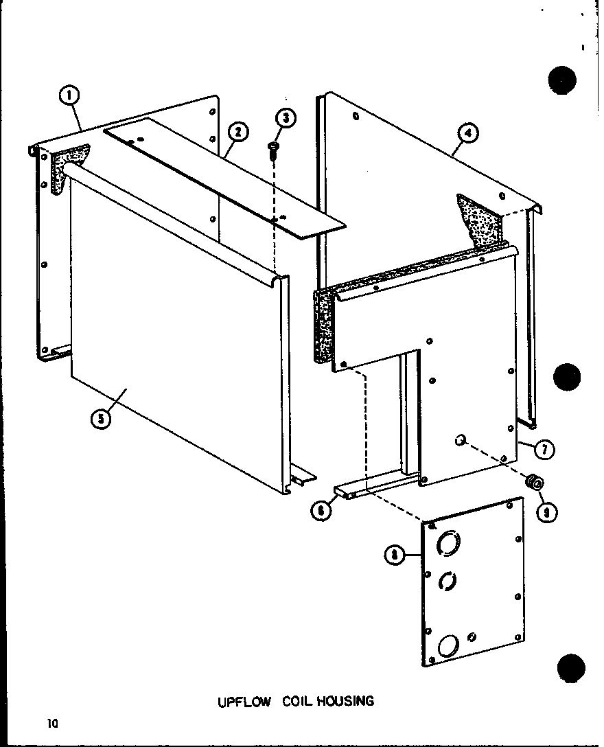 Upflow coil housing (d6763528/p6763528c) (d6763524/p6763524c) (d6763520/p6763520c) (d6763516/p6763516c)