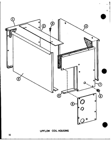 Upflow coil housing (d6763528/p6763528c) (d6763524/p6763524c) (d6763520/p6763520c) (d6763516/p6763516c)