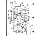 Amana VRCF42U01B/P9885214C control assembly diagram