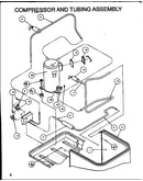 Compressor and tubing assembly (srcf24u01d/p1100001c) (srcf30u01d/p1100002c) (srcf36u01d/p1100003c) (srcf42u01d/p1100004c) (srcf42u01e/p1100010c) (srcf42u01f/p1100013c)