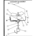 Amana SRCF42U01E/P1100010C condenser fan assembly (srcf48u01d/p1100005c) (srcf48u01e/p1100011c) (srcf48u03d/p1100006c) (srcf48u03e/p1100012c) (srcf60u01d/p1100007c) (srcf60u03d/p1100008c) diagram