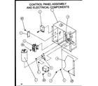 Amana SRCF48U03E/P1100012C control panel assembly and electrical components (srcf48u01d/p1100005c) (srcf48u01e/p1100011c) (srcf48u03d/p1100006c) (srcf48u03e/p1100012c) (srcf60u01d/p1100007c) (srcf60u03d/p1100008c) diagram