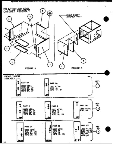 Counterfow coil cabinet assembly (ccc16/p1101901c) (ccc20/p1101902c) (ccc24/p1101903c)