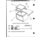 Amana BCAA24T001A/P1102008C side return air cabinet filter rack (d6772401/p6772401c) diagram