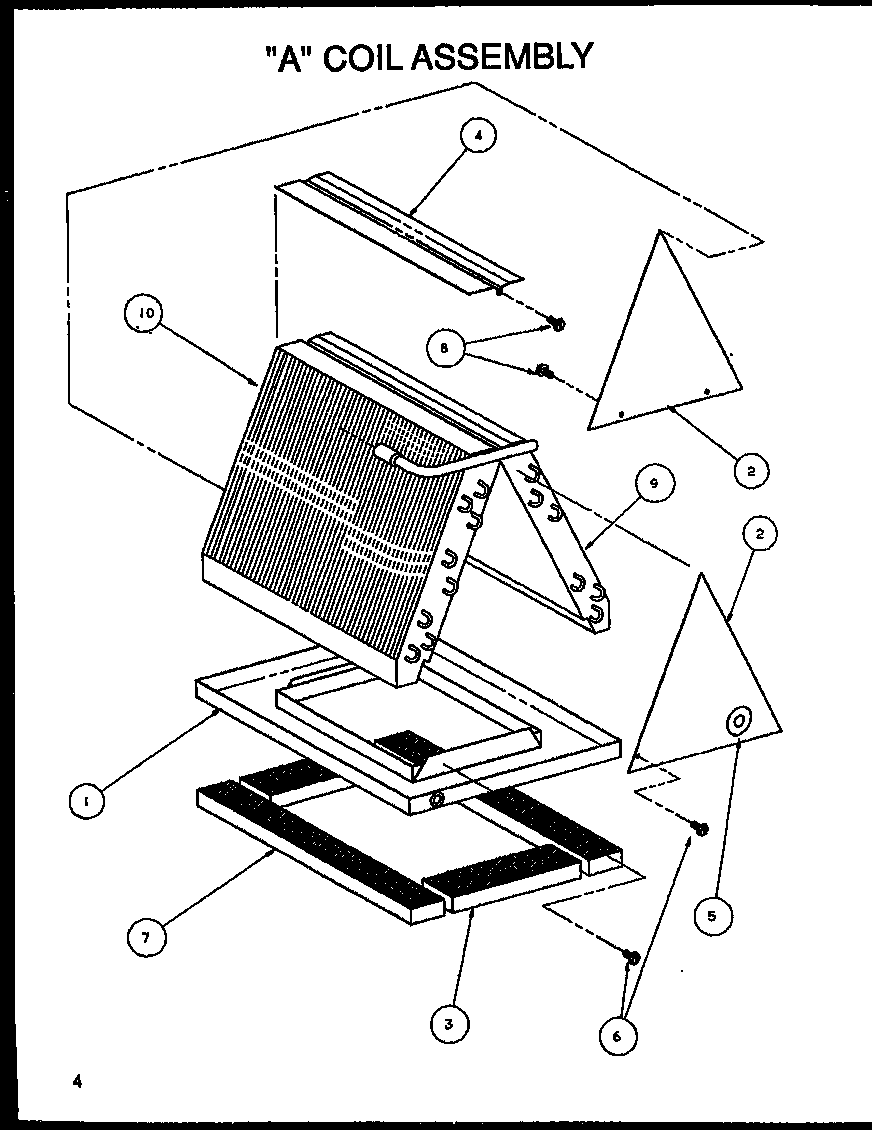 "a" coil assembly