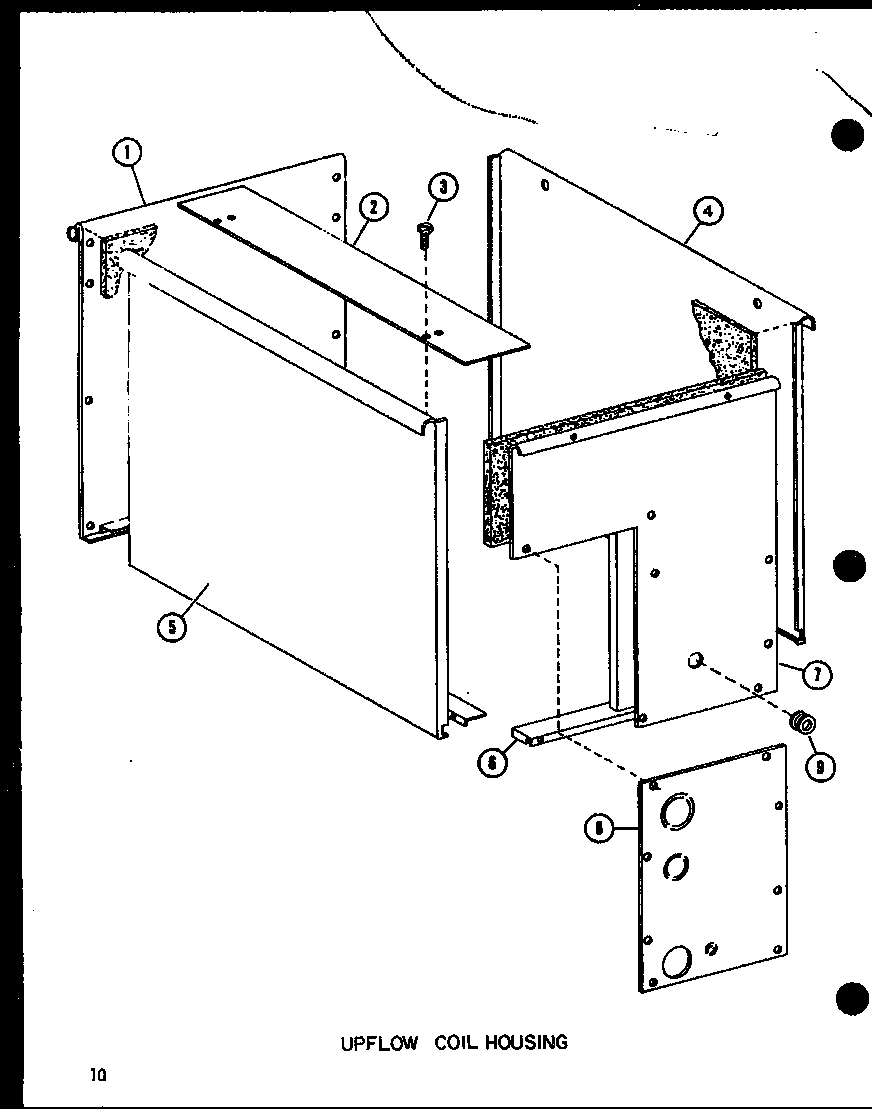 Upflow coil housing (d6763528/p6763528c) (d6763524/p6763524c) (d6763520/p6763520c) (d6763516/p6763516c)